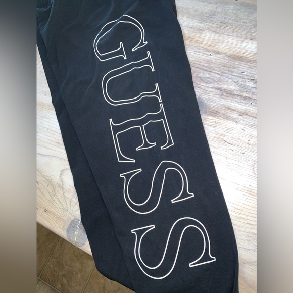Guess Side Logo Black Leggings - Picture 5 of 11